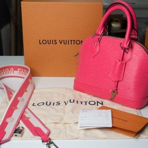 Louis Vuitton Alma Bb Epi Dragonfruit